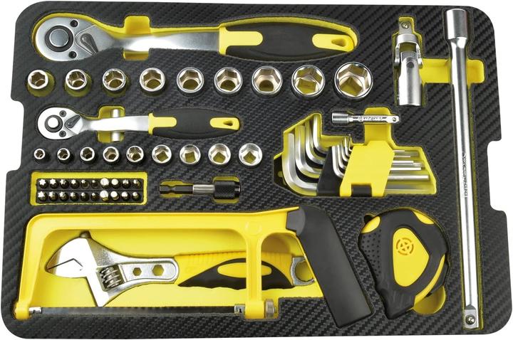 Actual product image Mannesmann Toolbox (77 pieces)