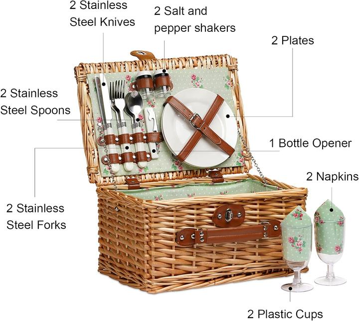 Image du produit Zormy Picknickkorb für 2 Personen