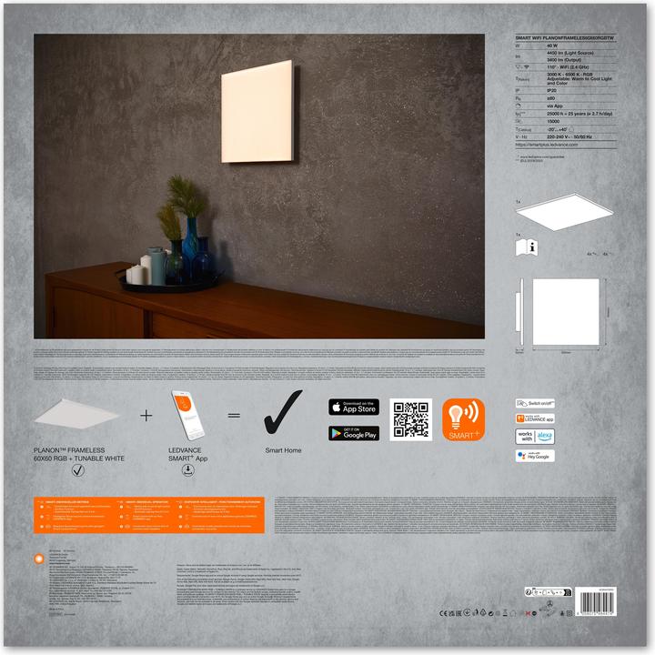 Produktbild Ledvance Smart+ Planon Frameless (3400 lm)
