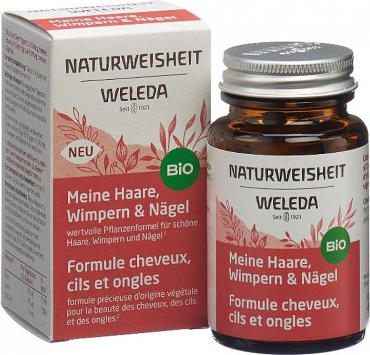 Produktbild Weleda NATURWEISHEIT Meine Haare Wimpern & Nägel Kaps (92 Stück, Kapseln, 251 g)