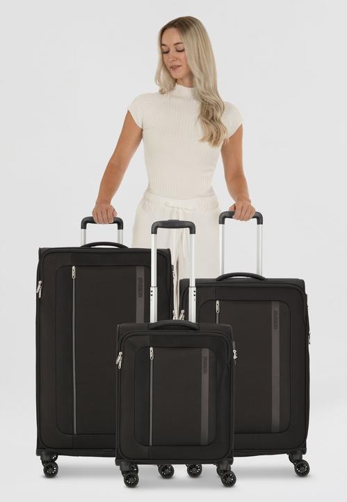 Produktbild American Tourister Blazing Ride 4 Rollen Kofferset 3-teilig mit Dehnfalte (211 l)
