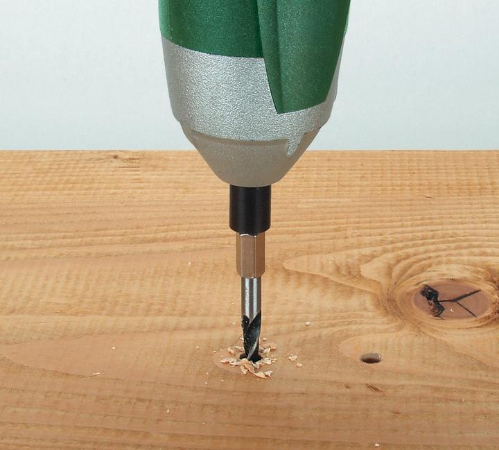 Actual product image wolfcraft wolfcraft 1 Holzbohrer-Set CV 5-tlg S=6-kt. ø3-8mm (8 millimetres)