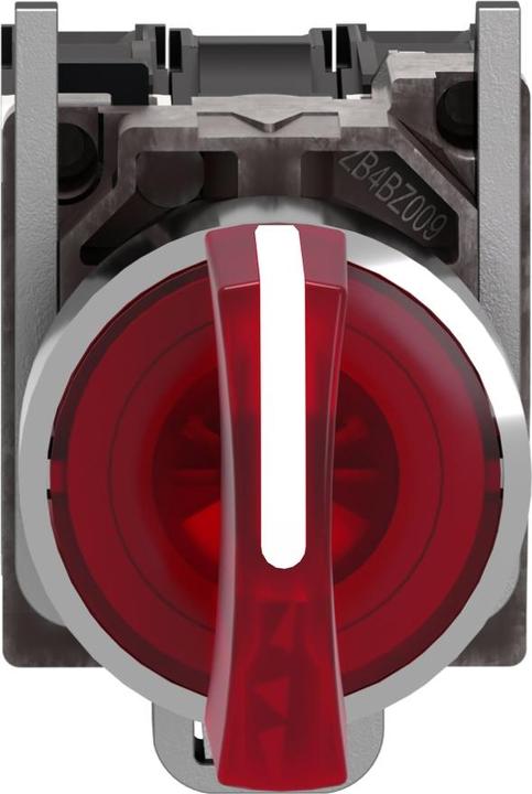 Actual product image Schneider Electric Ill Selector switch 3P Red 1NO/1NC 24V