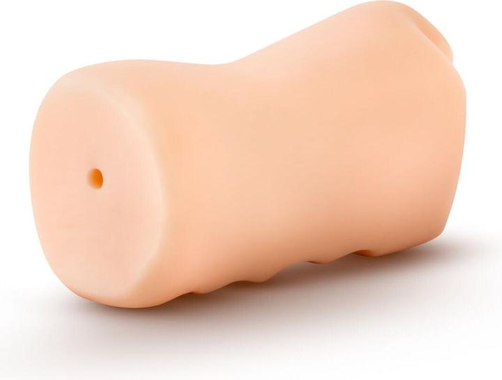 Actual product image Blush X5 Men - Oral Anne - Handheld 4.75" Realistic Mouth - Blow Job Masturbator Stroker - Open End