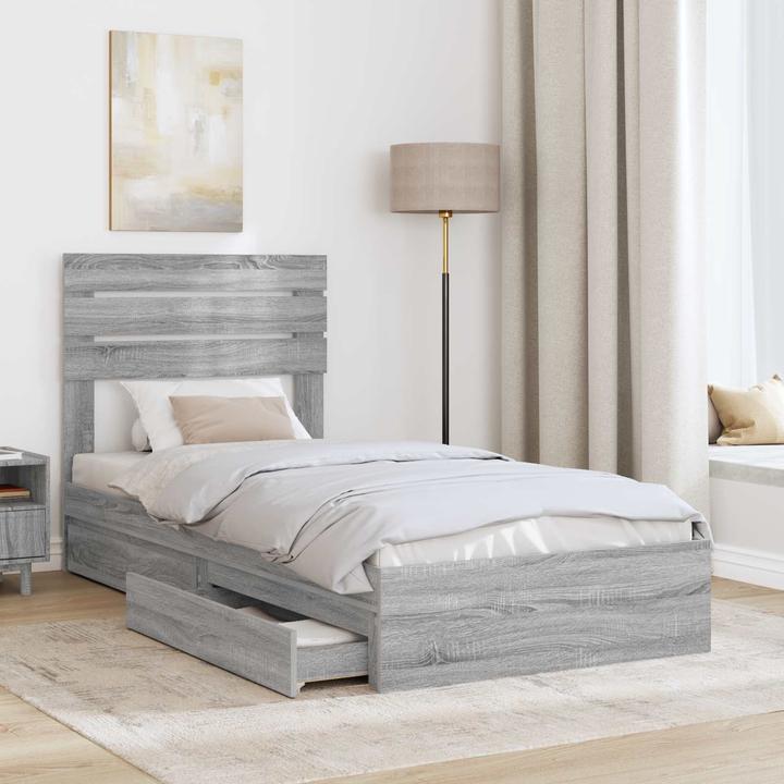 Actual product image vidaXL Aufbewahrungsbettgestell