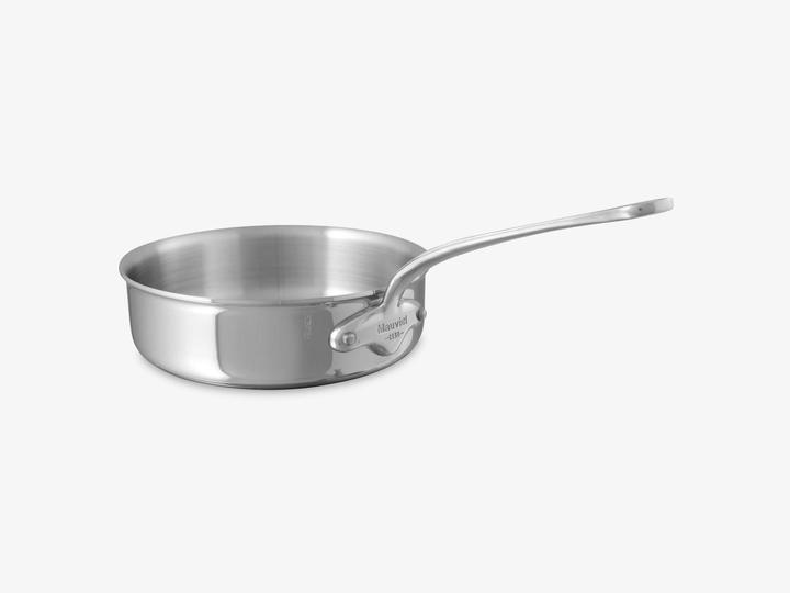 Image du produit Mauviel Poêle à frire haute M'COOK argentée (28 cm, Poêle à frire, Acier inoxydable)