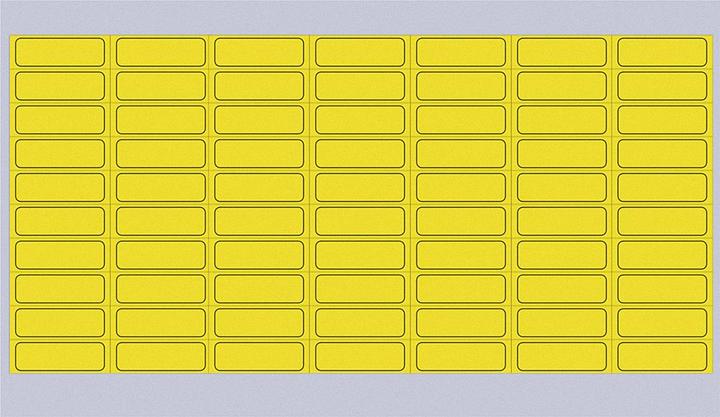 Produktbild Brady FOGLI ETICH.10 X 30 CONT., Etikettenbogen mit Rahmen, 10 x 30 mm (1400 Etiketten) (1 cm)