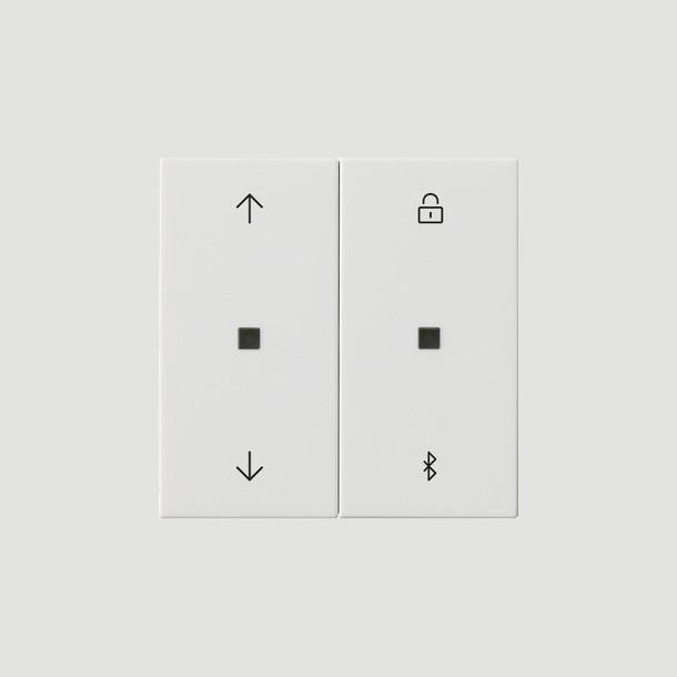 Produktbild Gira System 3000 Jalousie + 536703 Schaltuhr Bluetooth reinweiss