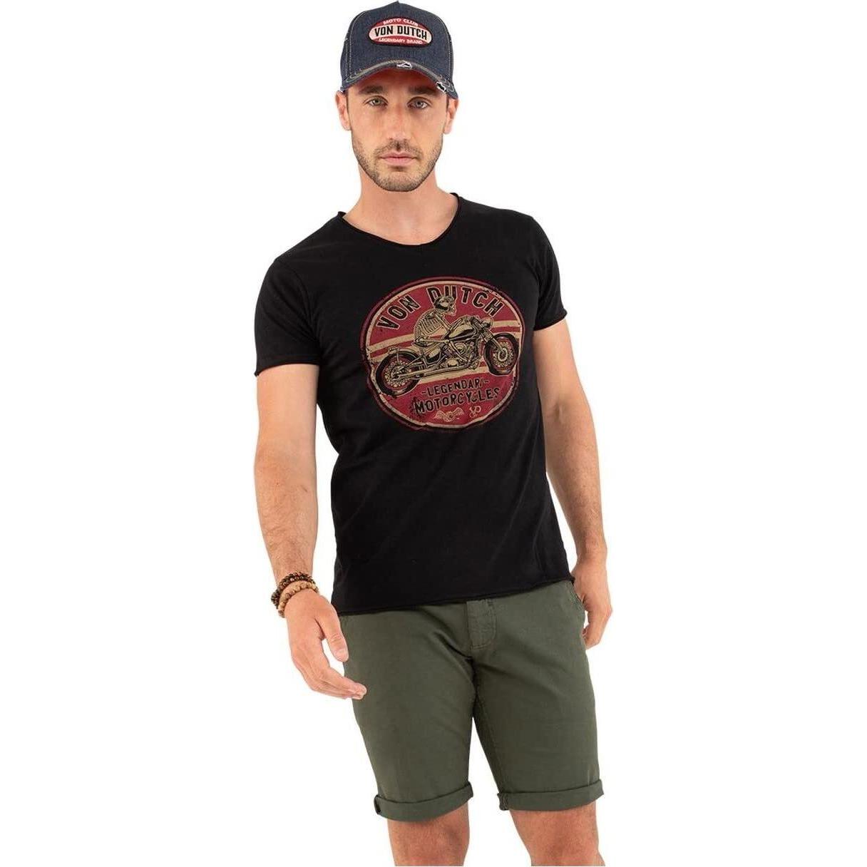 Von Dutch, Herren, Shirt, t-shirt, Schwarz, (L)
