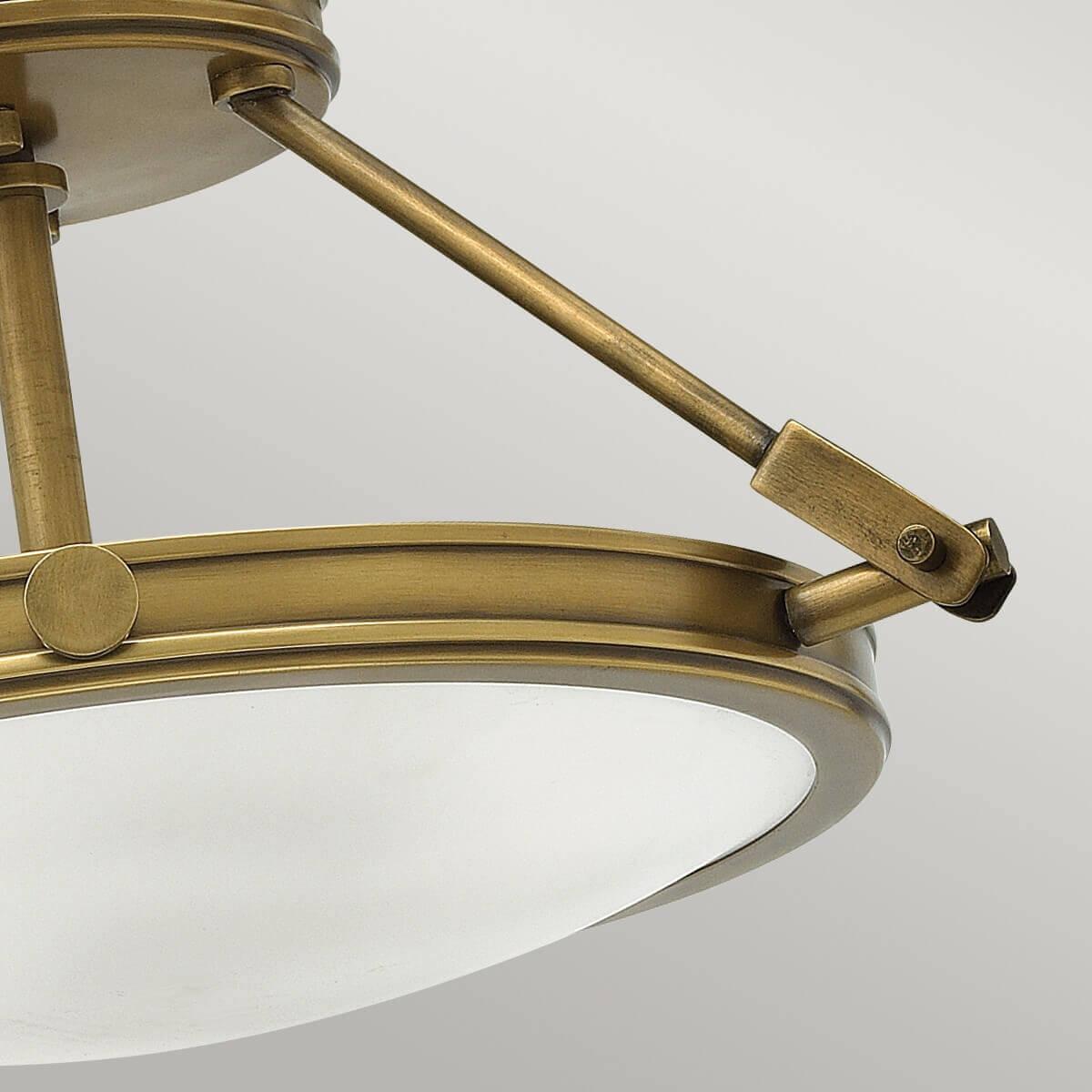 Thumbnail - Elstead Lighting, Wandleuchte + Deckenleuchte, Collier Deckenleuchte E14 3-fach Heritage Messing (E14)