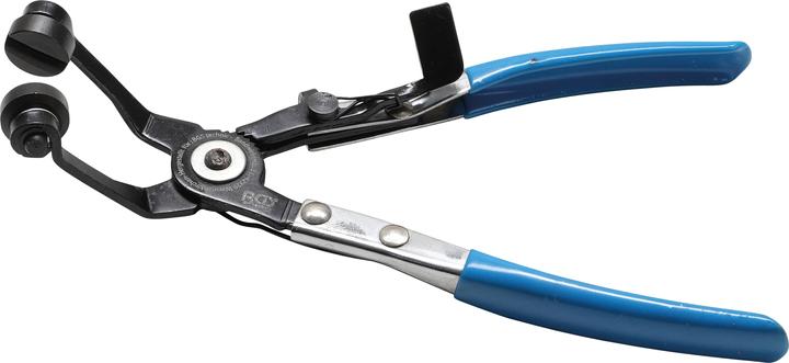 Actual product image BGS Hose Clamp Pliers Bent Type with Ratcheting Function 220 mm (220 mm)