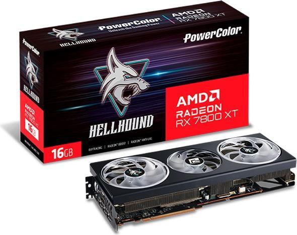 Produktbild Powercolor Hellhound RX 7800XT 16GB GDDR6 (16 GB, GDDR6)