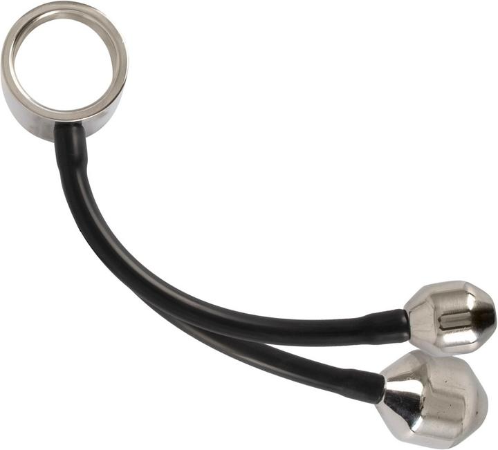 Actual product image You2Toys Heavy gear cock ring&ass plugs (4.50 cm)