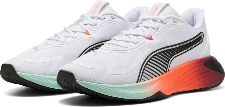 Blanc, Blanc, PUMA Blanc-Rouge brillant-Ruby Shimmer-Mint Melt, Red, Rouge