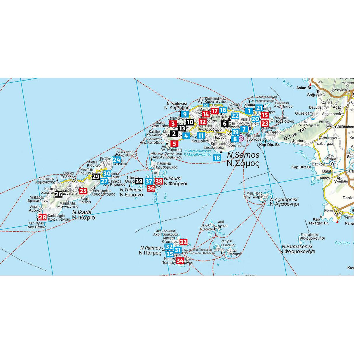 Thumbnail - Samos – mit Ikaria, Patmos und Fourni, Ratgeber von Jochen Wagner, Florian Stender