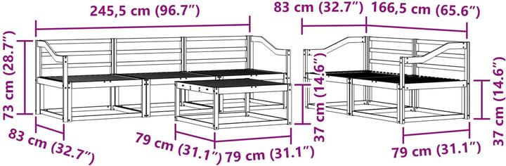 Produktbild vidaXL Outdoor-Sofagarnitur