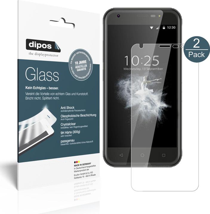 Produktbild Dipos Displayschutz Anti-Shock (2 Stück, Wieppo S5)