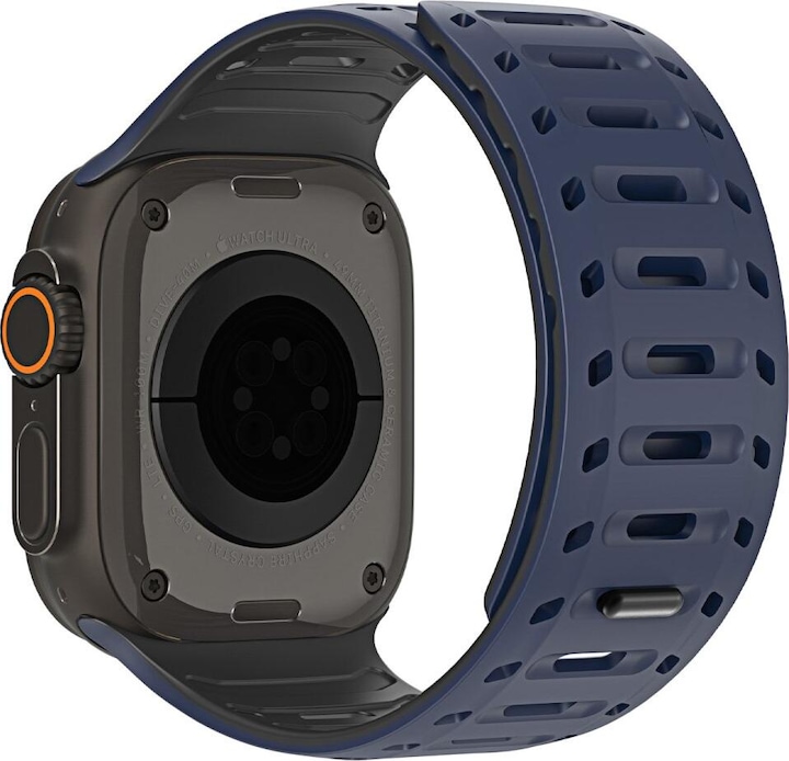Actual product image Dux Ducis CS Armband (49 mm, 45 mm, 46 mm, 44 mm, 42 mm, Silicone, Apple Watch Series 5, Apple Watch Series 4, Apple Watch Series 3, Apple Watch Ultra 2, Apple Watch Series 8, Apple Watch Series 6, Apple Watch SE (2022/2023), Apple Watch Series 7, Apple Watch Series 9, Apple Watch Ultra, Apple Watch Series 10)