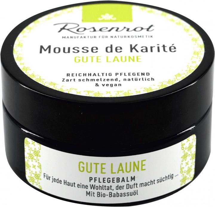 Produktbild Rosenrot Mousse de Karité GUTE LAUNE (Körpercreme, 100 ml)