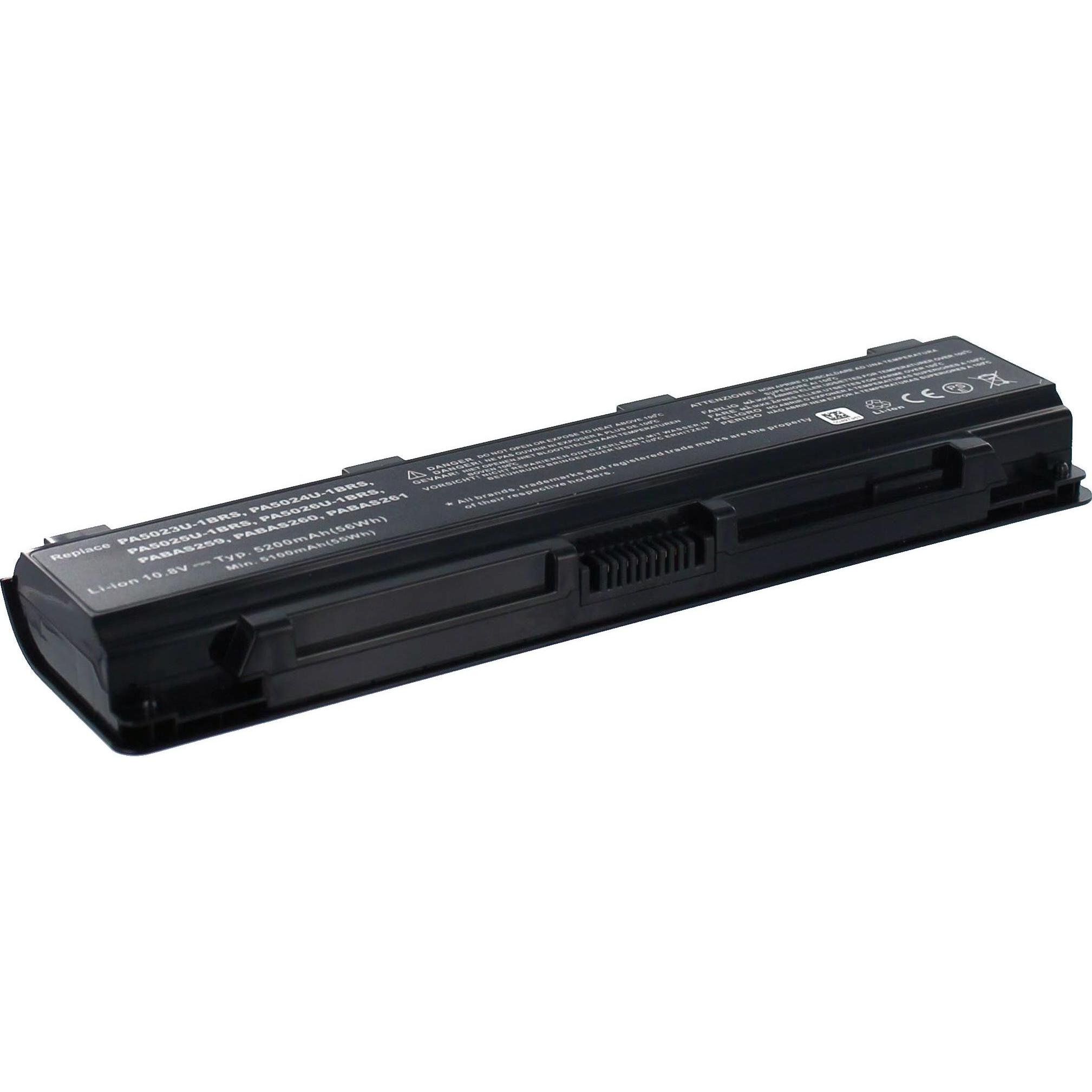 AGI Akku kompatibel mit Toshiba Satellite L870-182 kompatiblen - Akku - 4.400 mAh - (4400 mAh), Notebook Akku, Schwarz