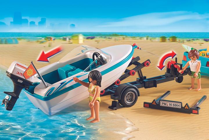 Produktbild Playmobil Surfer-Pickup mit Speedboat (71589)