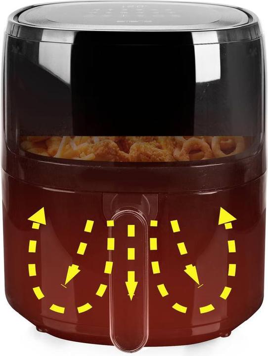 Actual product image Emerio Hot Air Fryer, Smart Fryer, 5L,black,Cool t