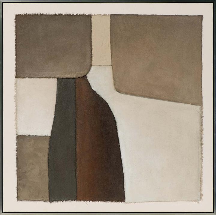 Produktbild imageland Brown Geometry 1 (80 x 80 cm)