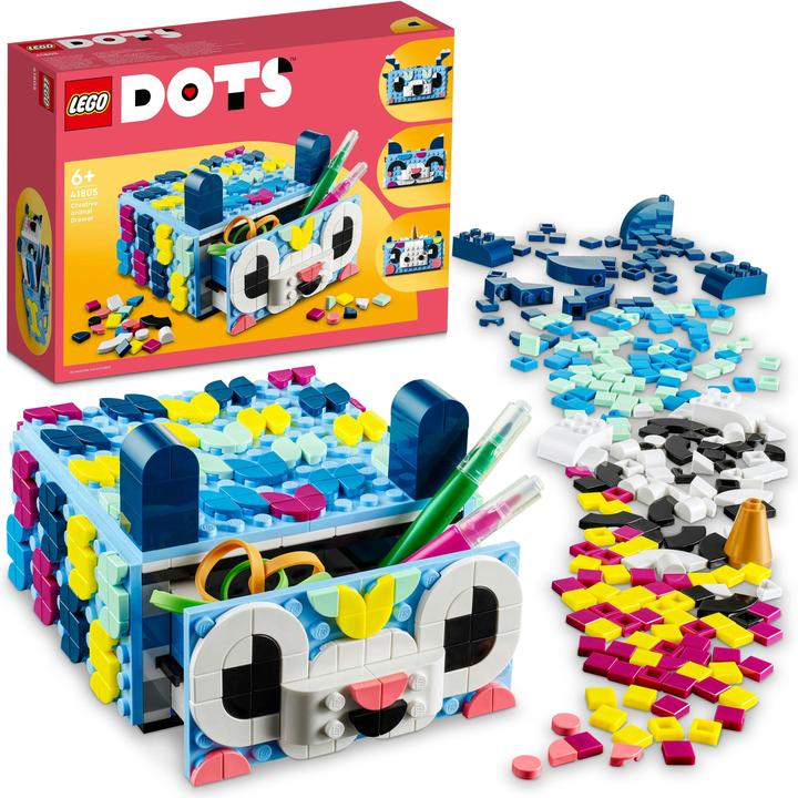 Actual product image LEGO Animal Creative Box with Drawer (41805, LEGO Dots)