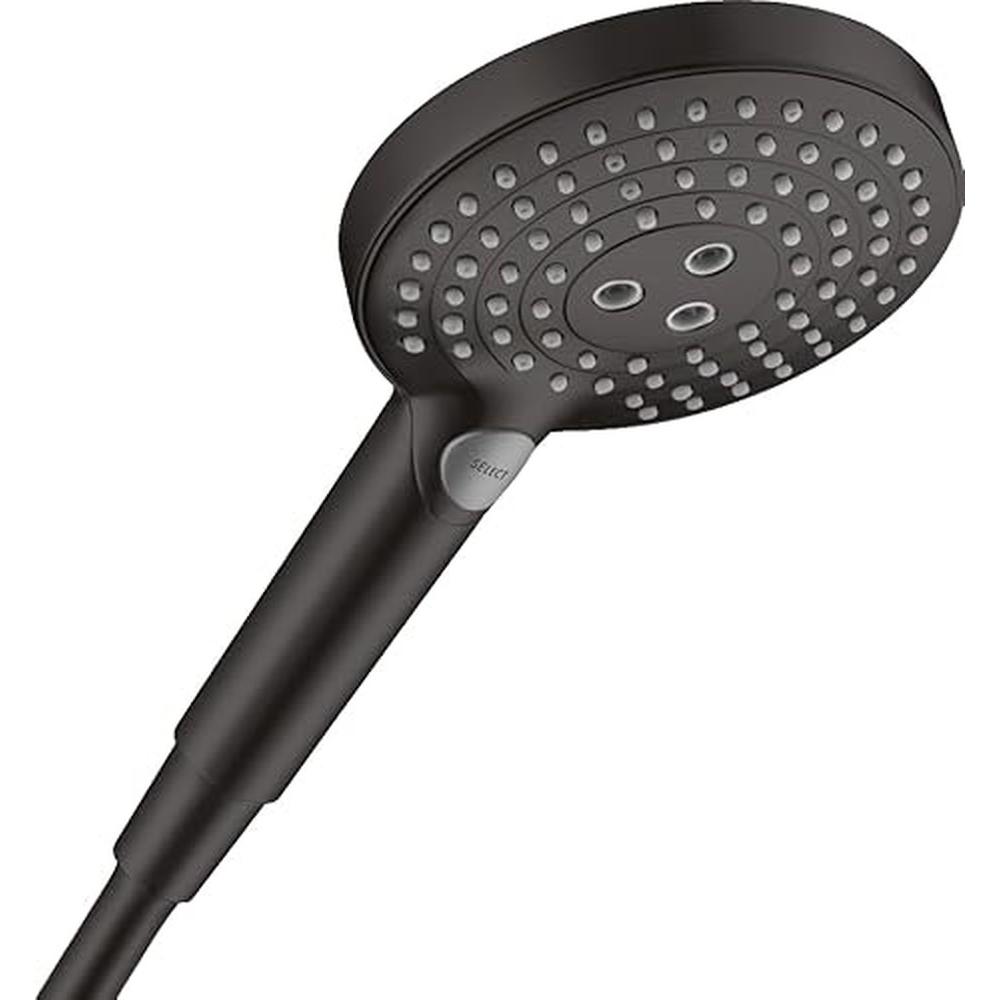 hansgrohe Wassersparende Handbrause mit drei Strahlarten und Antikalkfunktion (3 Strahlarten, 8 l/min) (26515670)