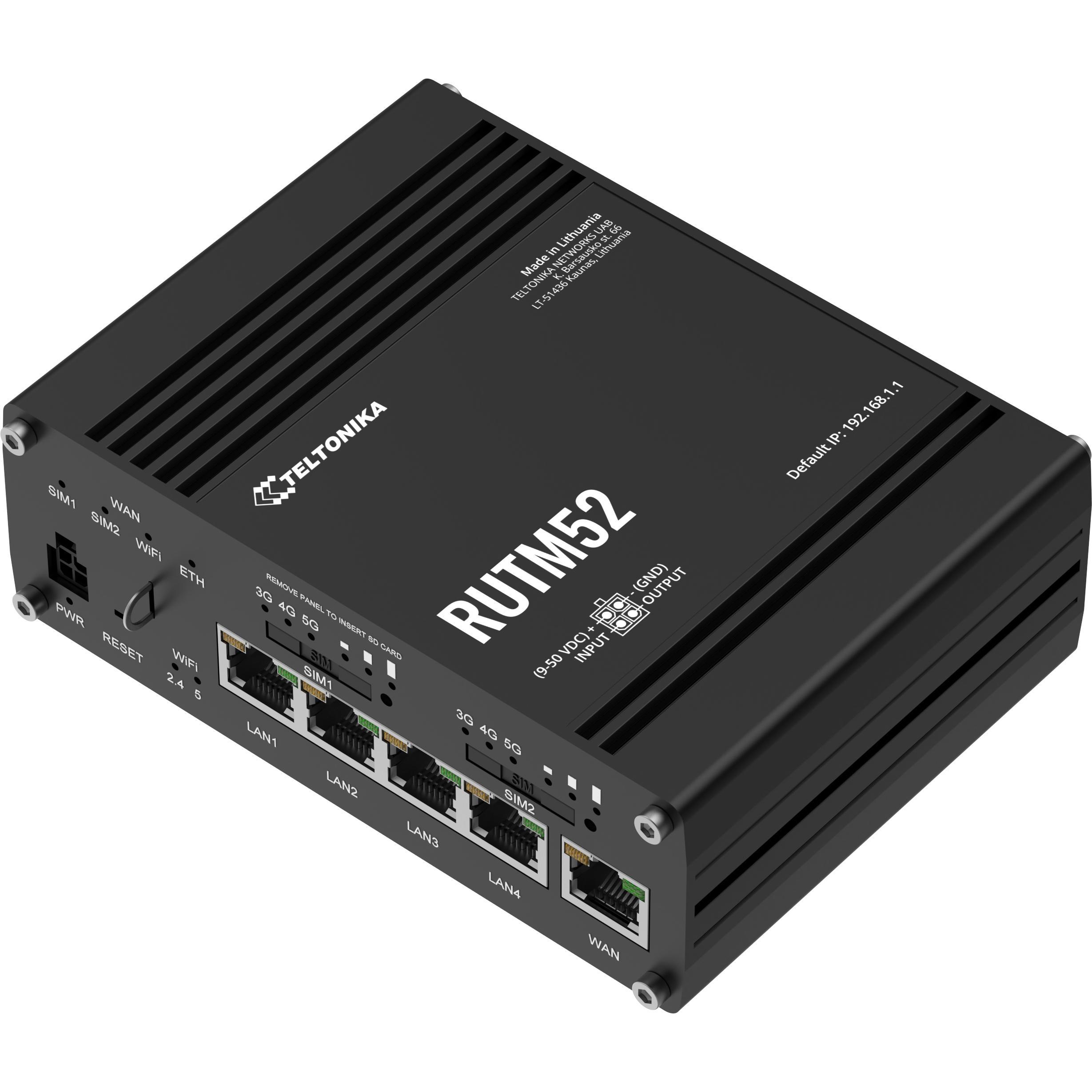 Teltonika RUTM52, Router, Schwarz