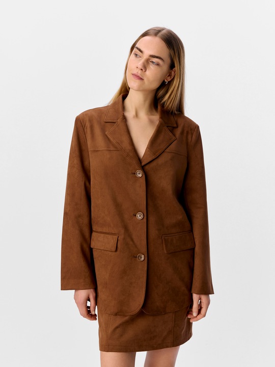 Image du produit Object Wildlederimitat Blazer (34)
