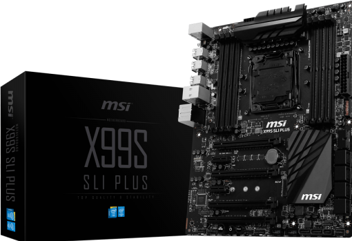 Produktbild MSI X99s Sli Plus (LGA 2011-v3, Intel X99, ATX)