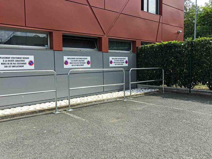 Actual product image RS PRO Safety Railing Galvanized Steel Safety Barrier