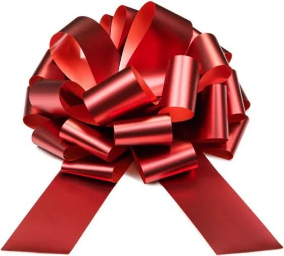 Produktbild Partydeco Dekoschlaufe XL - Rot- DIY (1 Stück)