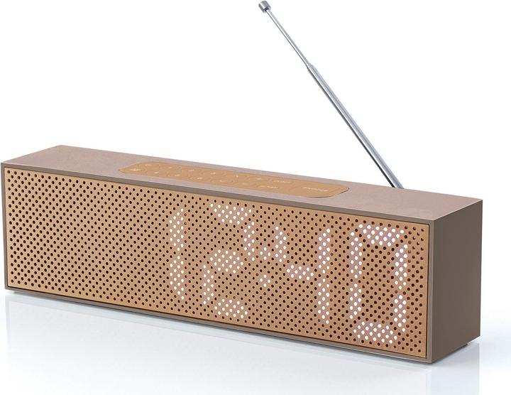 Lexon Titanium Clock Radio