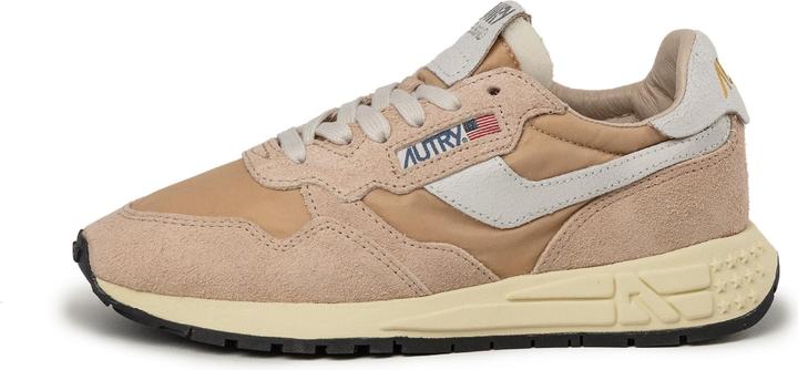 Image du produit Autry Reelwind Low *Nylon / Cracked Leather* White / Hazel (37)