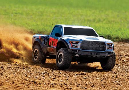 Image du produit Traxxas SC.TRUCK F-150 RAPTOR 1:10 2WD EP RTR FOX BL-2s BRUSHLESS SANS chargeur et SANS accu (RTR Prêt à fonctionner)