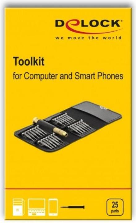 Produktbild Delock Werkzeugset Computer & Smartphone 25-teilig
