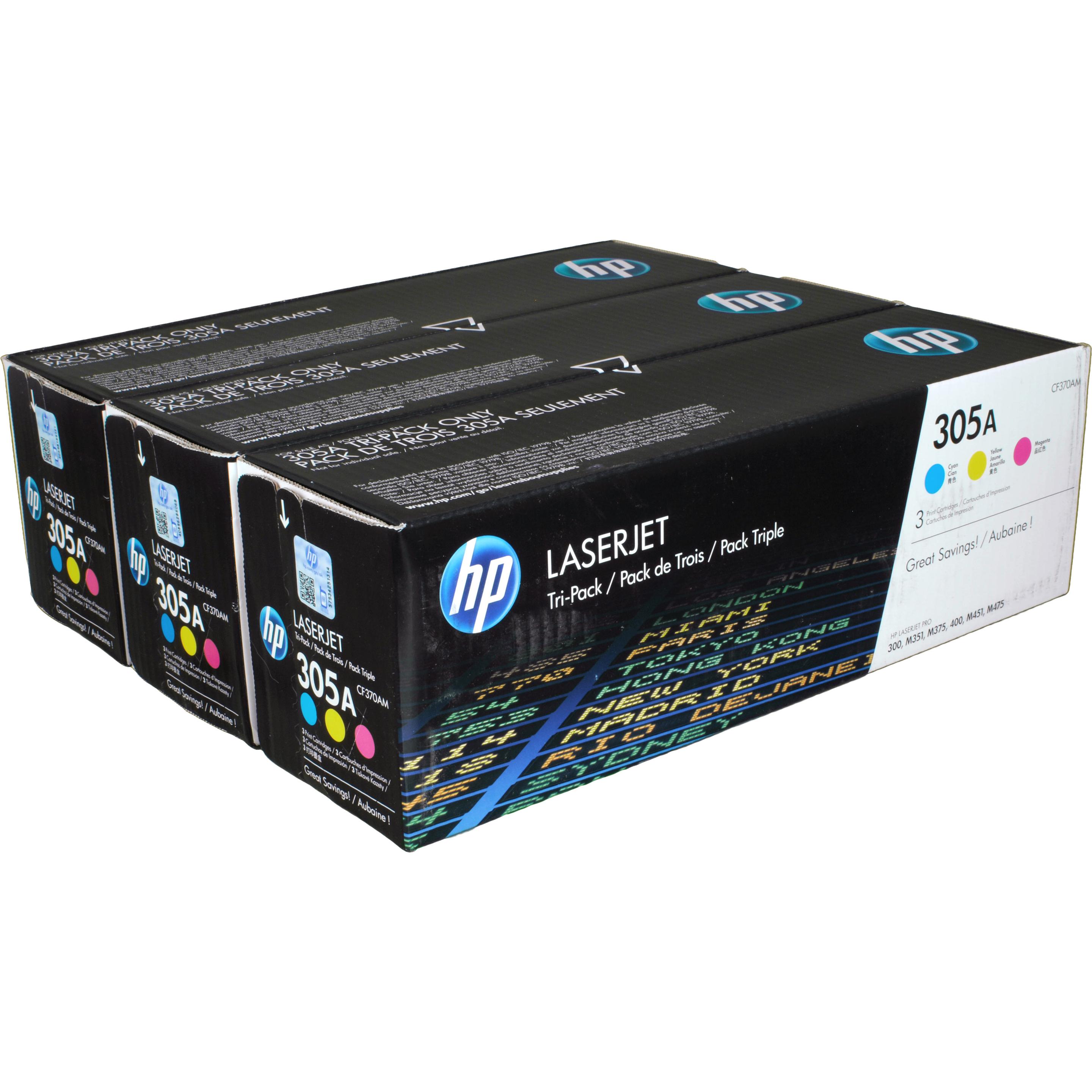 HP, Toner, 305a (M, Y, C)