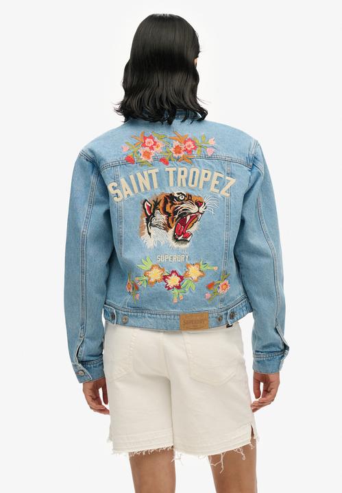 Immagine prodotto Superdry Verzierte Jeansjacke (XS)