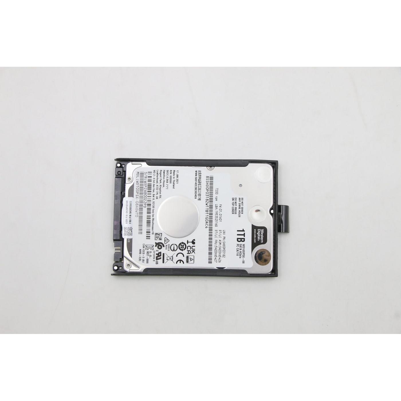 Lenovo HDD,1TB,7200,7mm,WD,SATA,STD (1 TB), Festplatte
