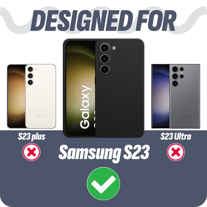 Produktbild Cazy Silikon Hülle Kompatibel mit Samsung Galaxy S23 - Soft TPU Schutz - (Samsung Galaxy S23)