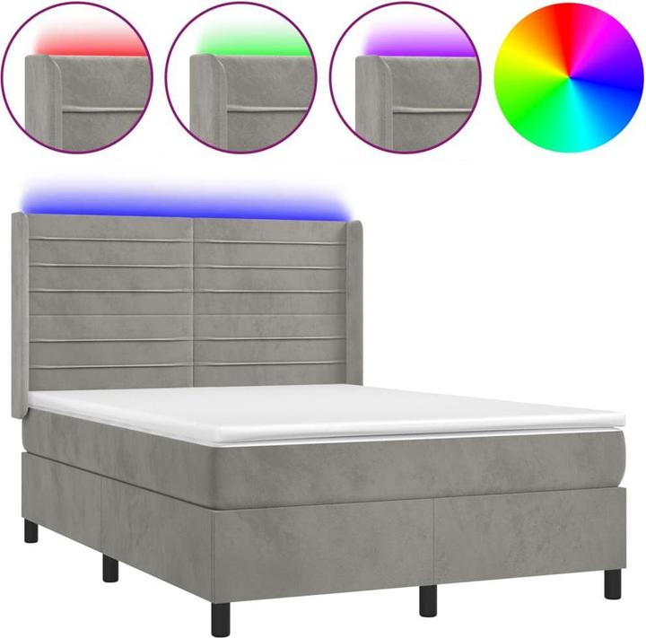 Produktbild vidaXL Boxspringbett (140 x 200 cm)