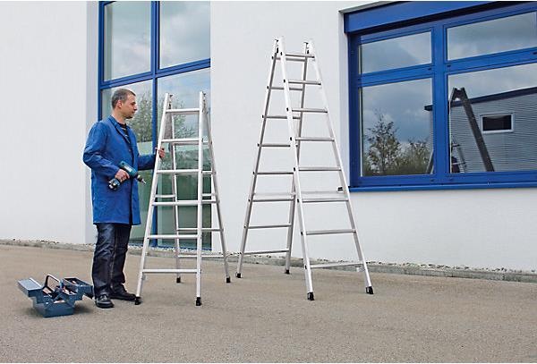 Produktbild Munk Sprossen-Stehleiter 2x6 Sprossen (Stehleiter, 183 cm)