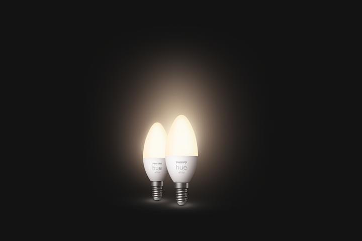 Actual product image Philips Hue White BT (E14, 5.50 W, 470 lm, 2 x, F)