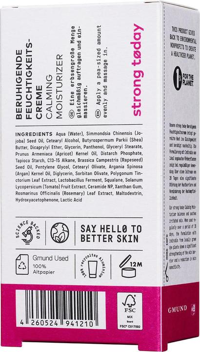 Produktbild Nø Cosmetics Beruhigende Feuchtigkeitscreme (50 ml, 24h Creme)
