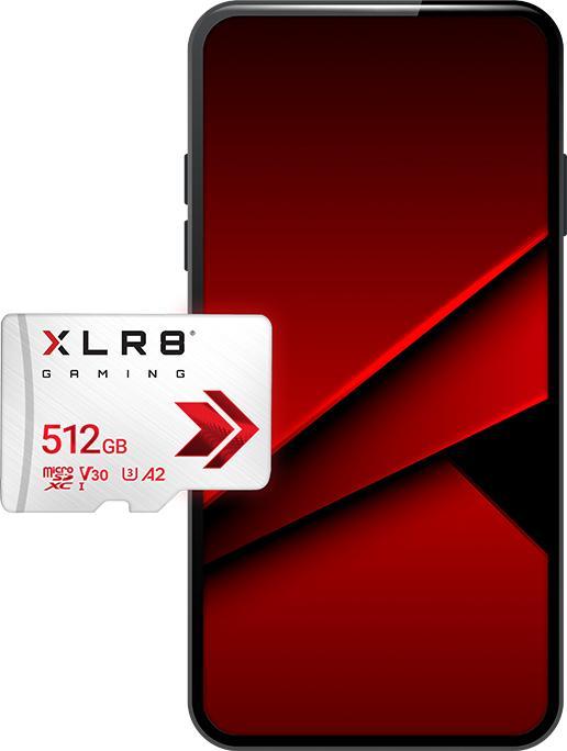 Produktbild PNY Micro SDXC Memory 512 GB P-SDU512V32100XR-GE (512 GB, microSDXC, U3, UHS-I)