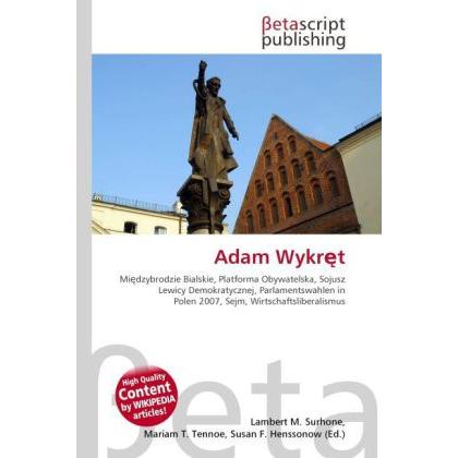 Adam Wykr t, Fachbücher