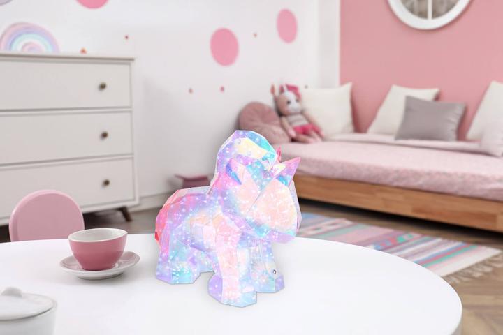 Produktbild Globo Brondar LED Tischleuchte 4W Klar Kristall Effekt 26cm 28088N