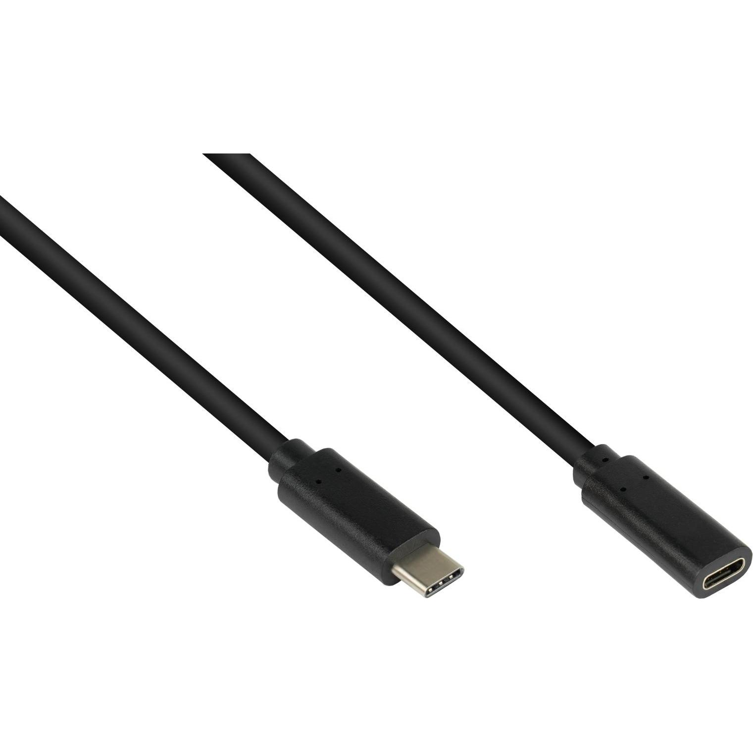 Good Connections USB 3.2 Gen.2 Verläng. USB-C St.-Bu. 1m (1 m, USB 3.2 Gen 2), USB Kabel
